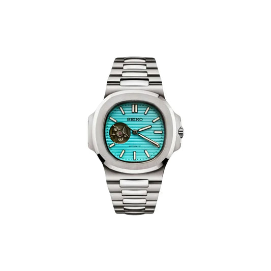 Open Heart Tiffany Blue Nautilus