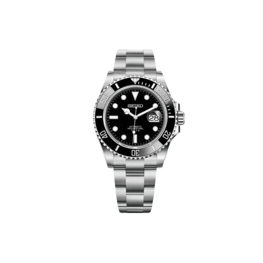 Black Submariner Seiko Mod