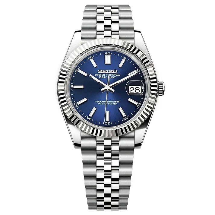 Blue Datejust Watch