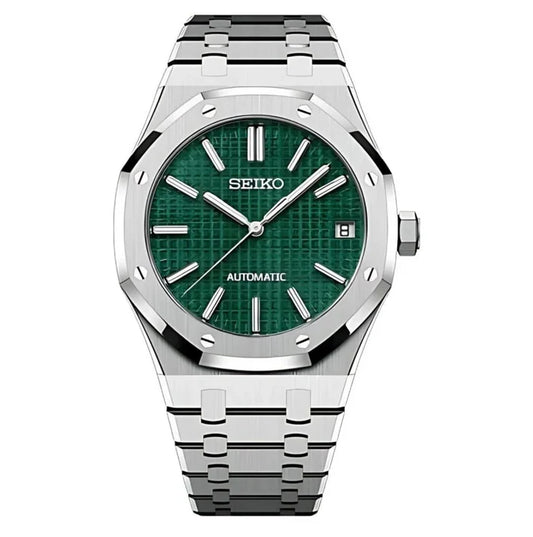 Seiko Mod Royal Oak Green